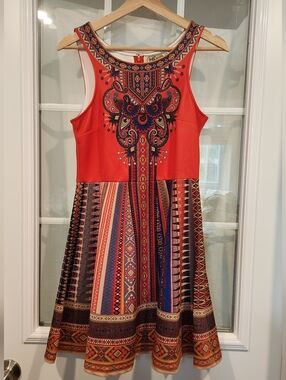 Flying Tomato Boho Fit-and-Flare Dress